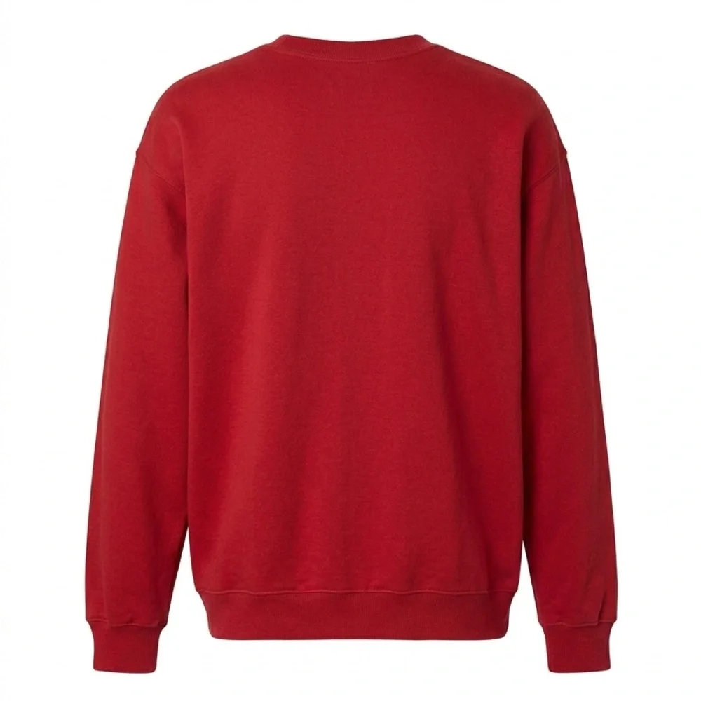 Red Crewneck Sweatshirt Vintage Jerzees 4XL Oversized Russell Corp 90s Sweater